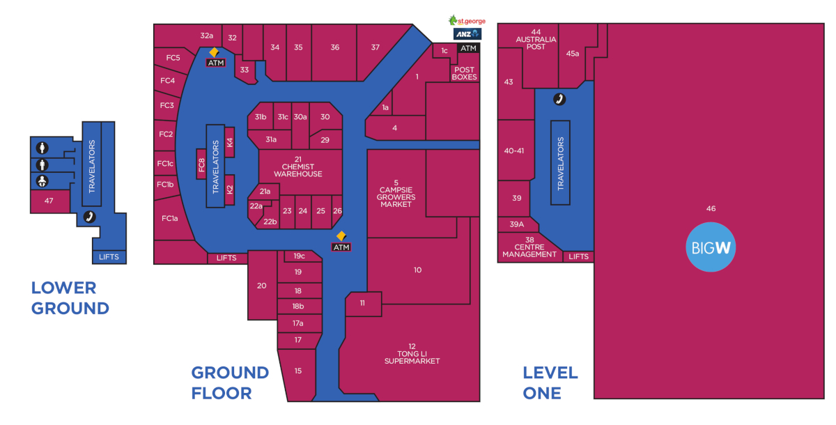 Big W Campsie Centre NSW, Australia